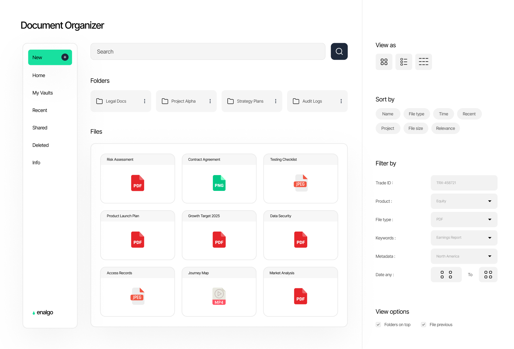Enalgo Document Organizer