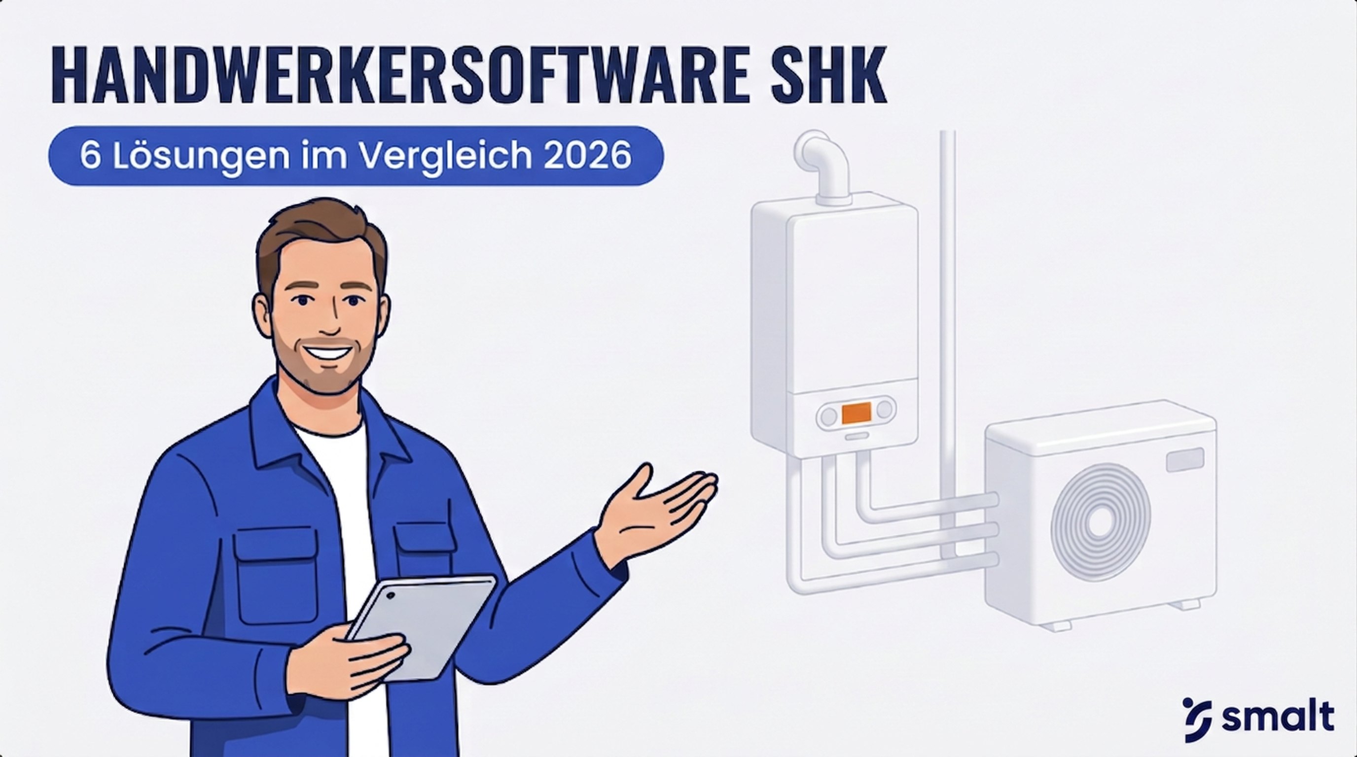 Handwerkersoftware für SHK-Betriebe im Vergleich – Heizung, Sanitär und Klima