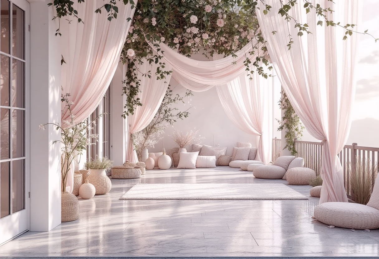 [background image] image of a home with seasonal decor