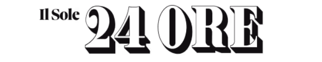 The logo for Il Sole 24 Ore newspaper in black text on a white background.