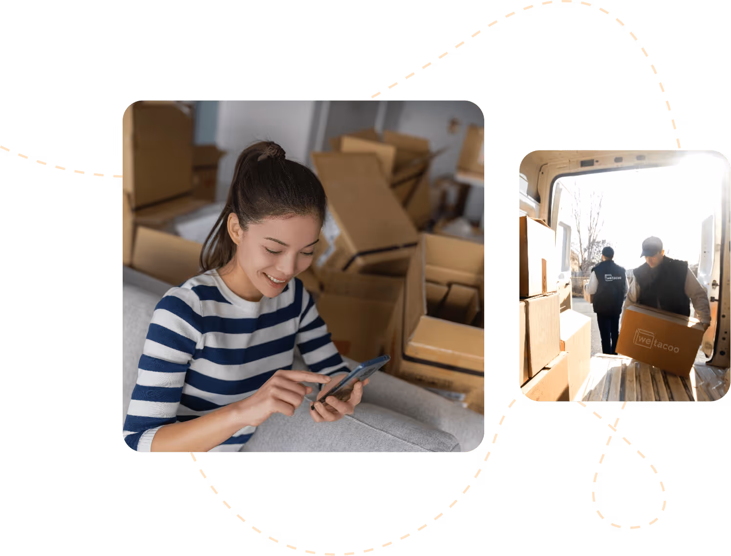 Cliente che prenota online servizi Wetacoo