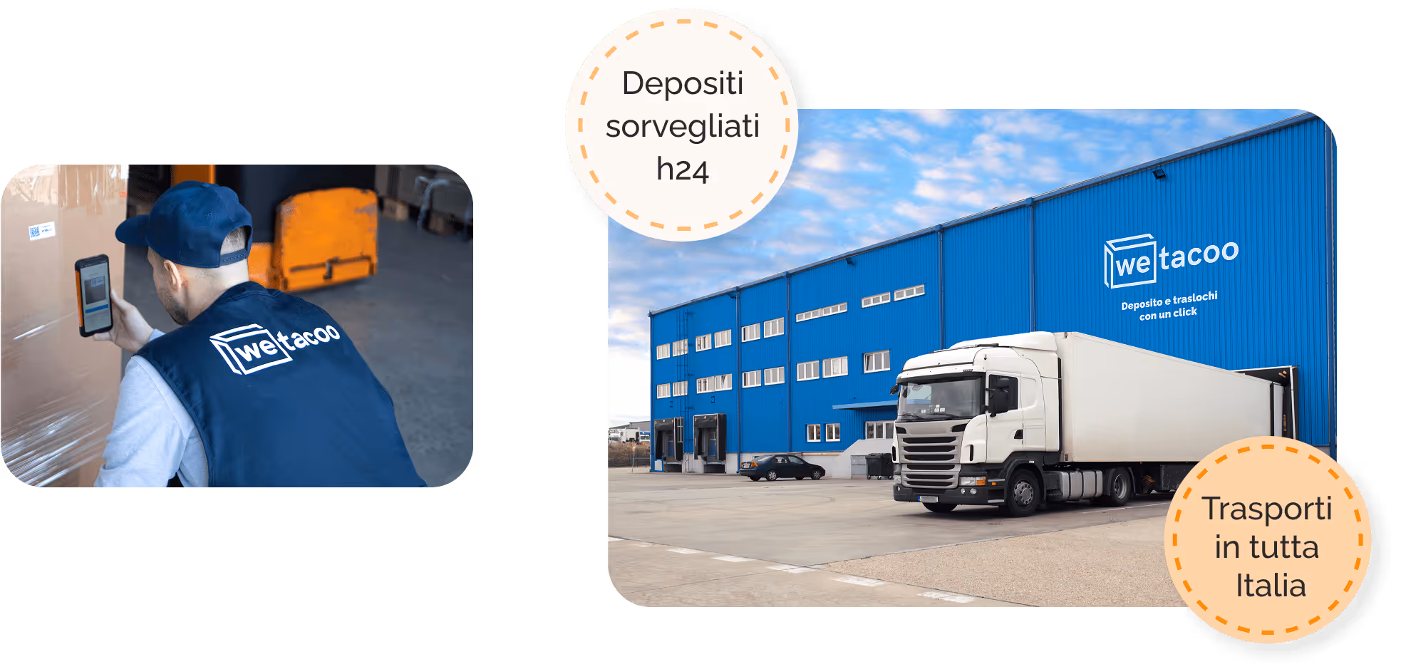 Furgone e magazzino wetacoo