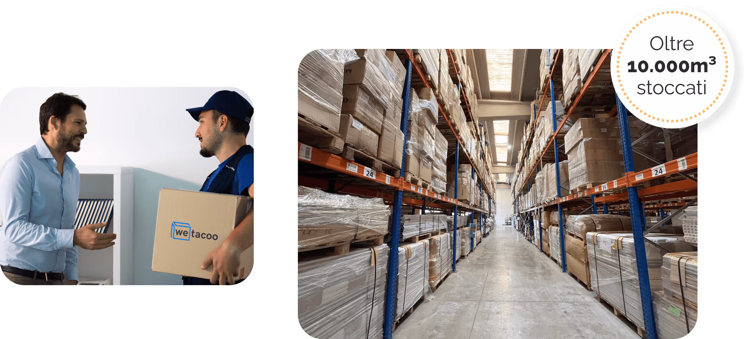 Magazzini Wetacoo organizzati e sicuri