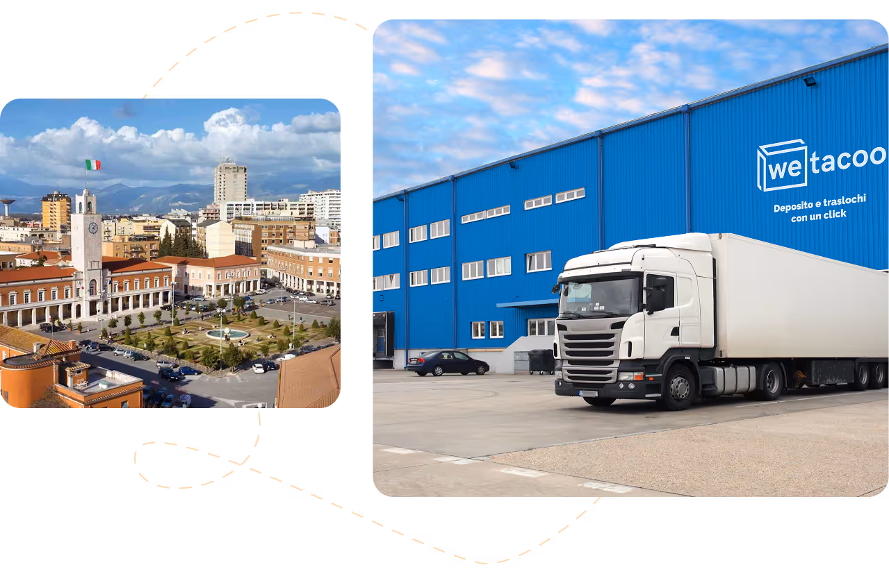 Magazzini wetacoo con furgone