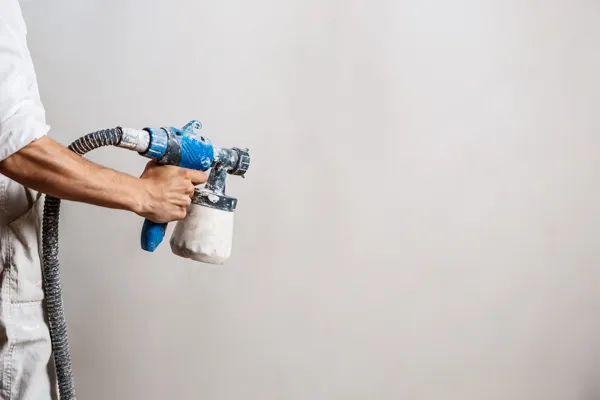worker painting