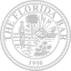 Seal of the University of the Philippines featuring a circular design with a stylized eagle, an open book, and the Latin motto 'Islands of Knowledge in the Sea of Darkness'.