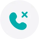 Missed call icon
