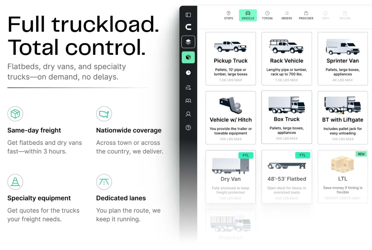 Curri offers a wide selection of vehicles