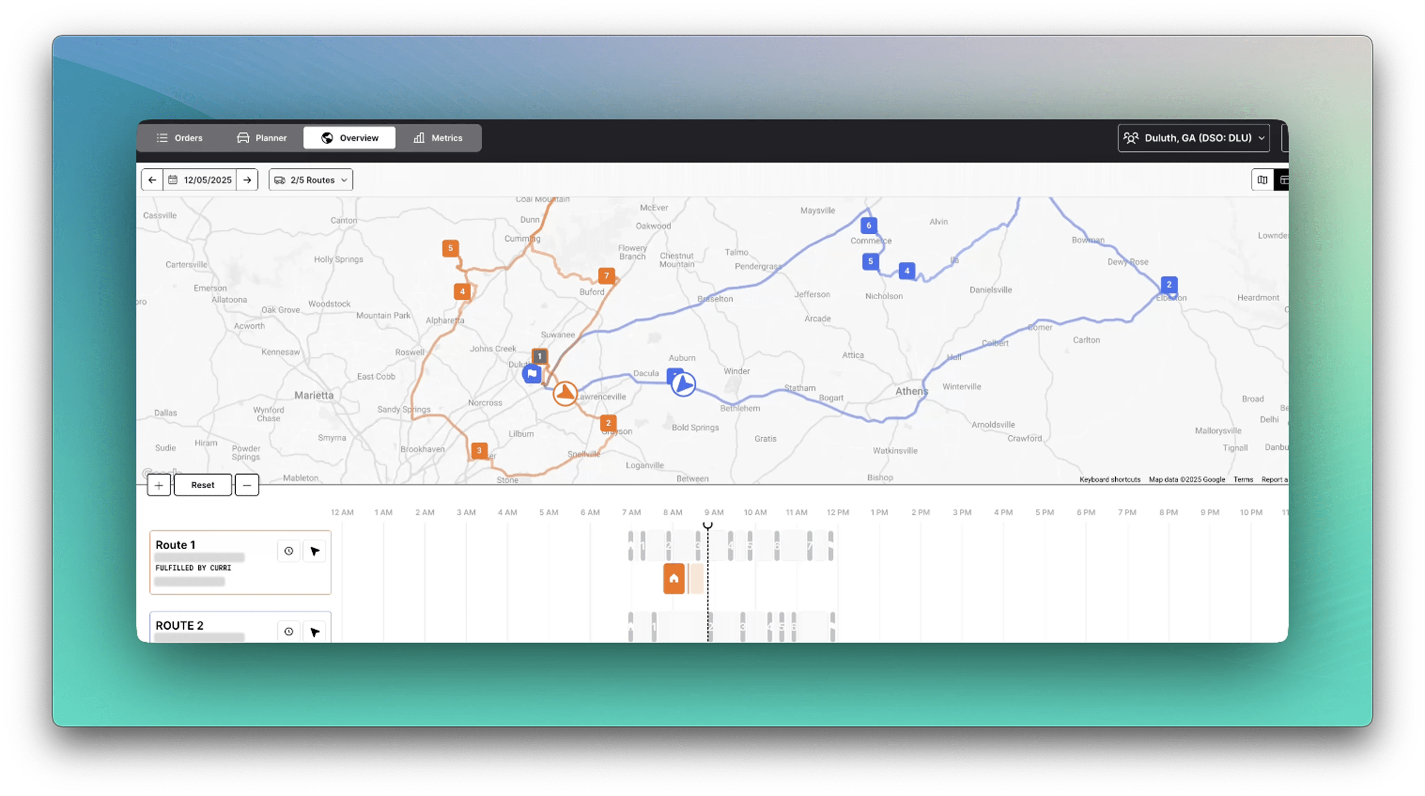 Track and manage dedicated routes directly from Route Planner