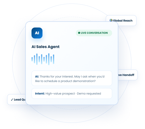 Supercharge Your Sales Calls with AI Voice Agents