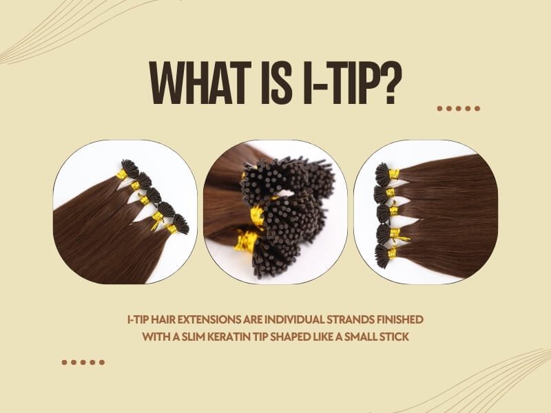 Luxshine Hair I-tip hair extensions
