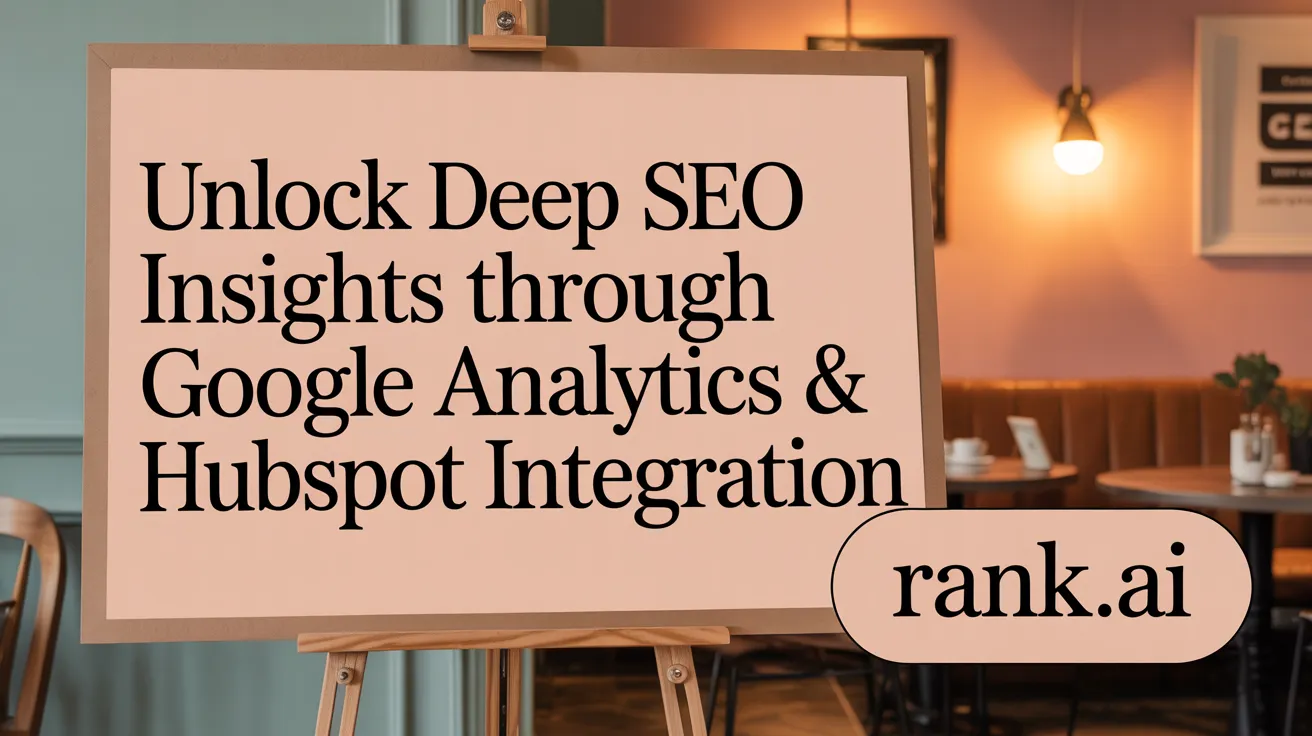 Unlock Deep SEO Insights through Google Analytics & HubSpot Integration