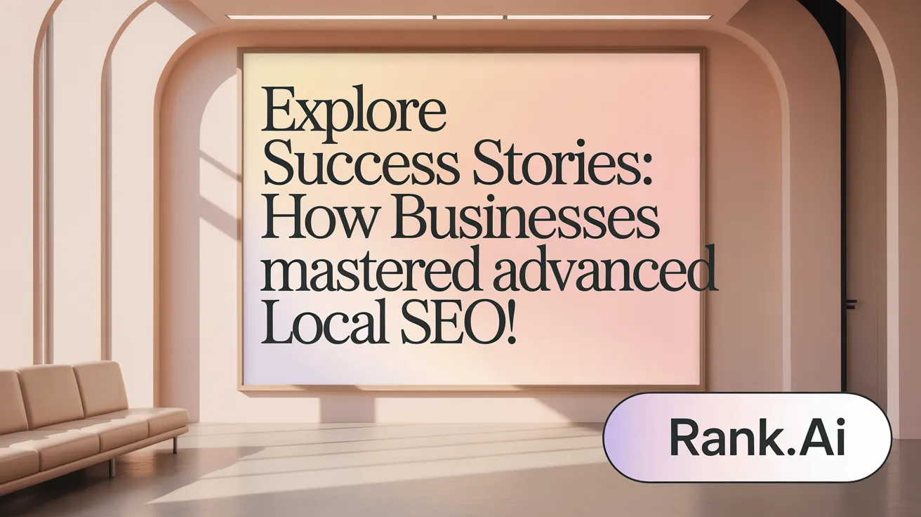Explore Success Stories: How Businesses Mastered Advanced Local SEO!