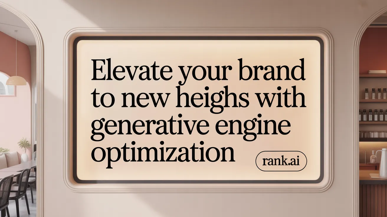 Elevate Your Brand to New Heights with Generative Engine Optimization