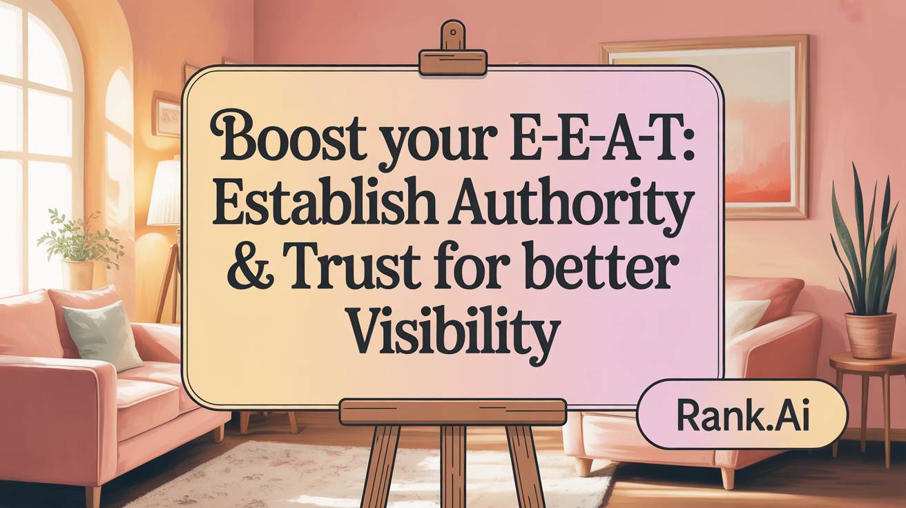 Boost Your E-E-A-T: Establish Authority & Trust for SGE Visibility