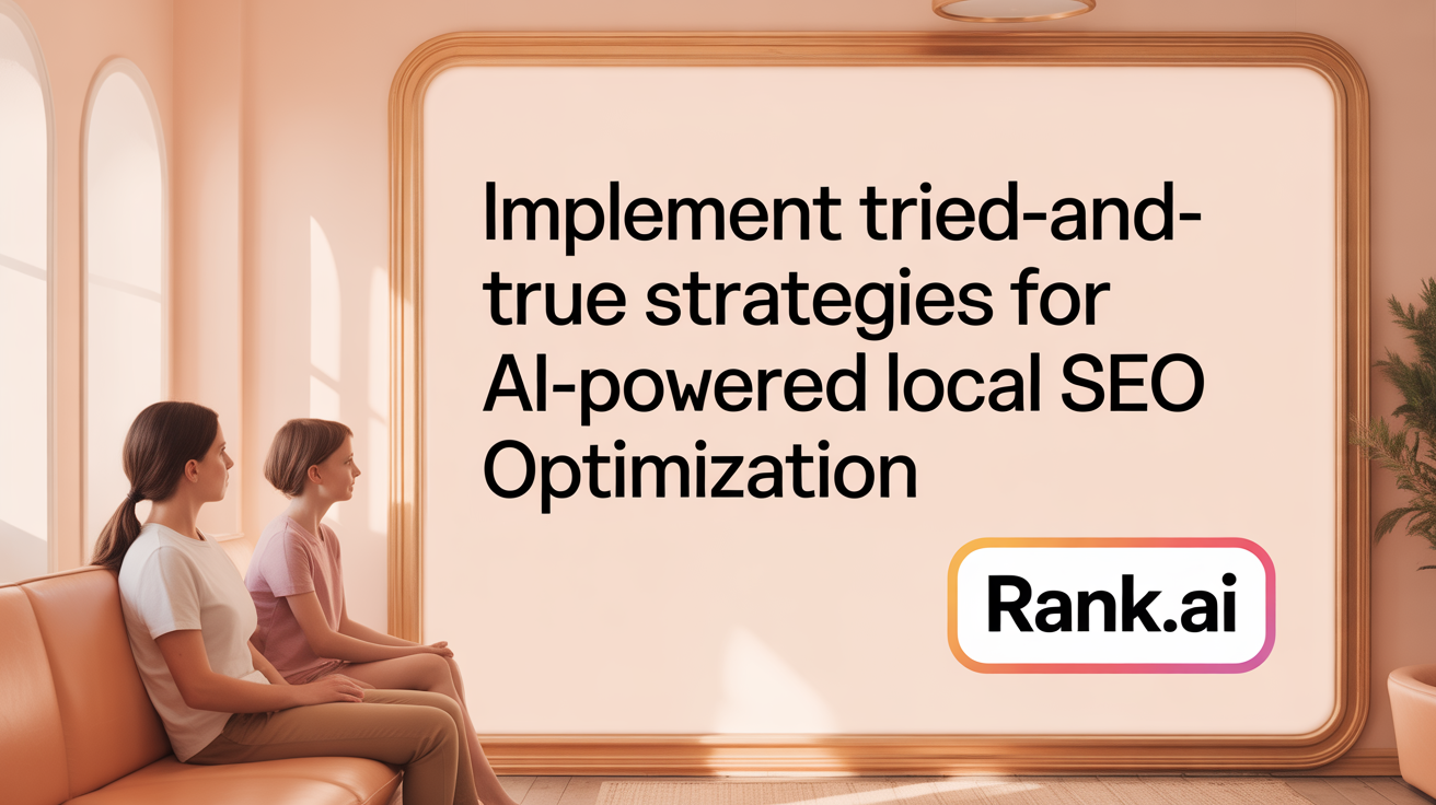 Implement Tried-and-True Strategies for AI-Powered Local SEO Optimization