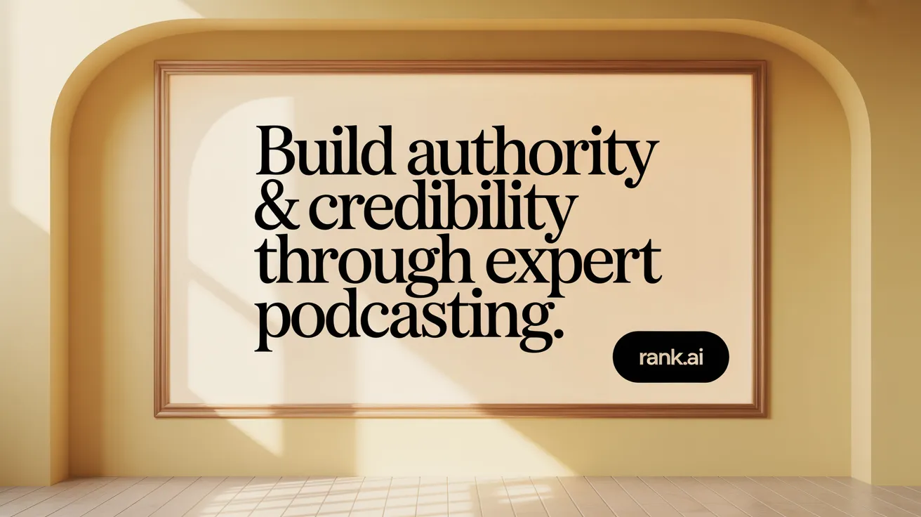 Build Authority & Credibility Through Expert Podcasting.