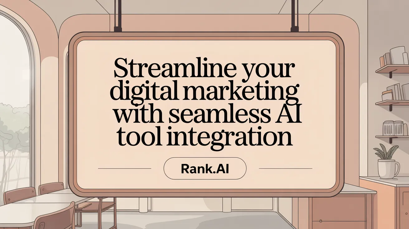 Streamline Your Digital Marketing with Seamless AI Tool Integration