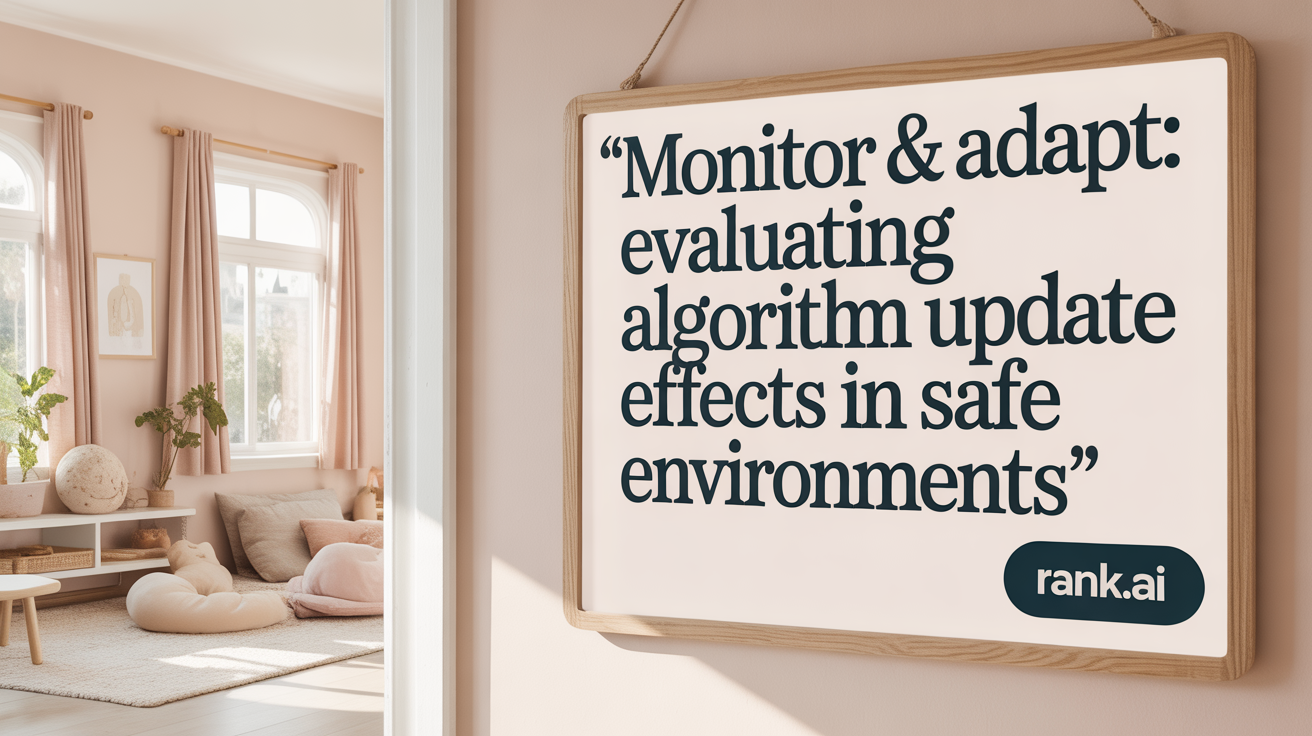 Monitor & Adapt: Assessing Algorithm Update Effects