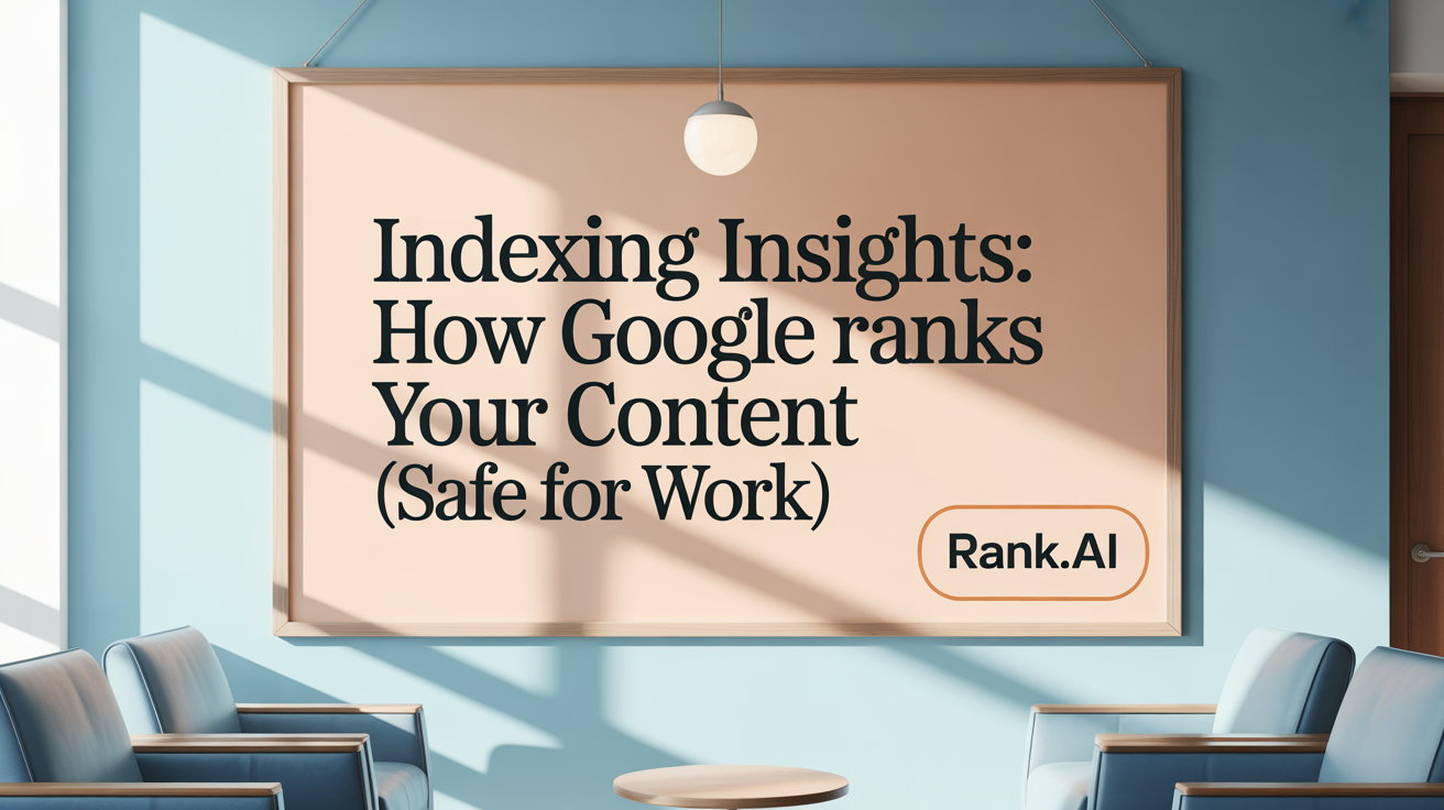 Indexing Insights: How Google Ranks Your Content
