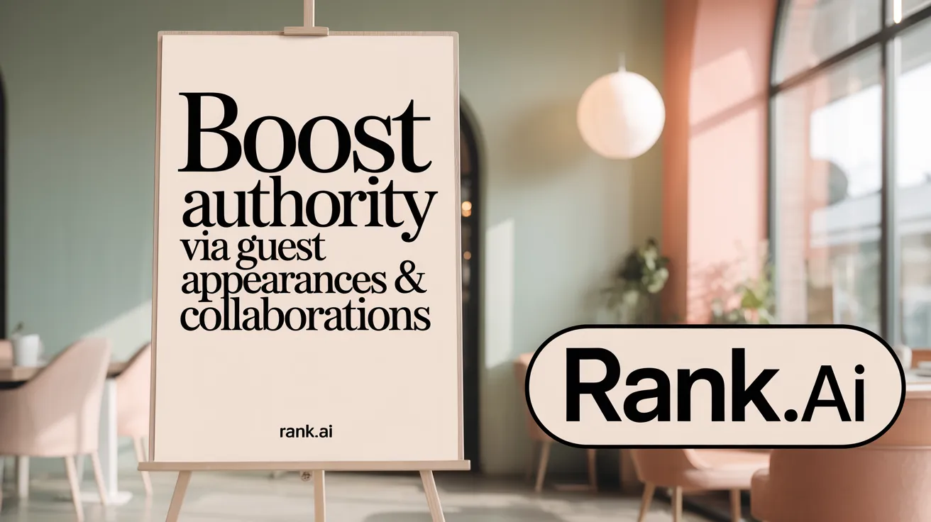 Boost Authority via Guest Appearances & Collaborations