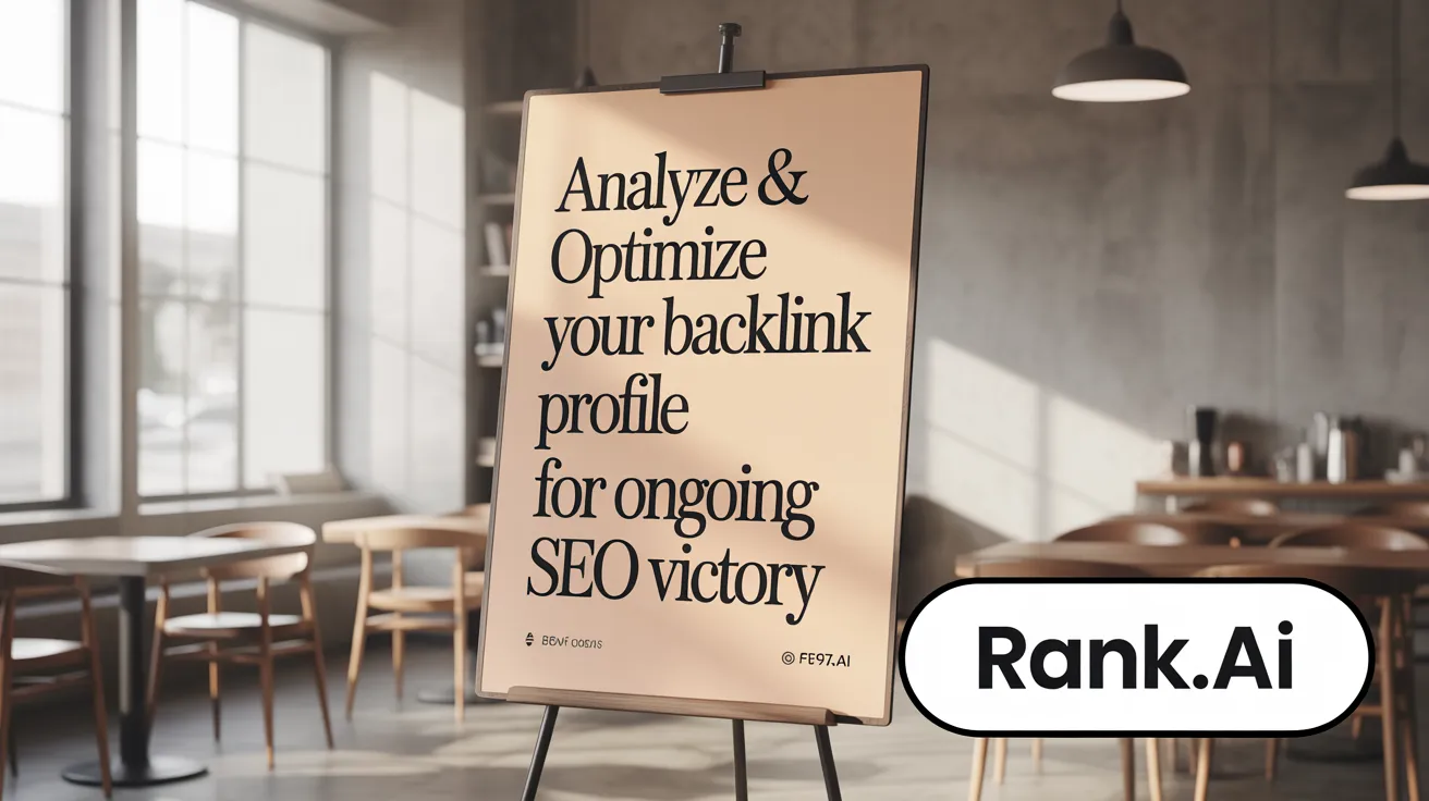 Analyze & Optimize Your Backlink Profile for Ongoing SEO Victory