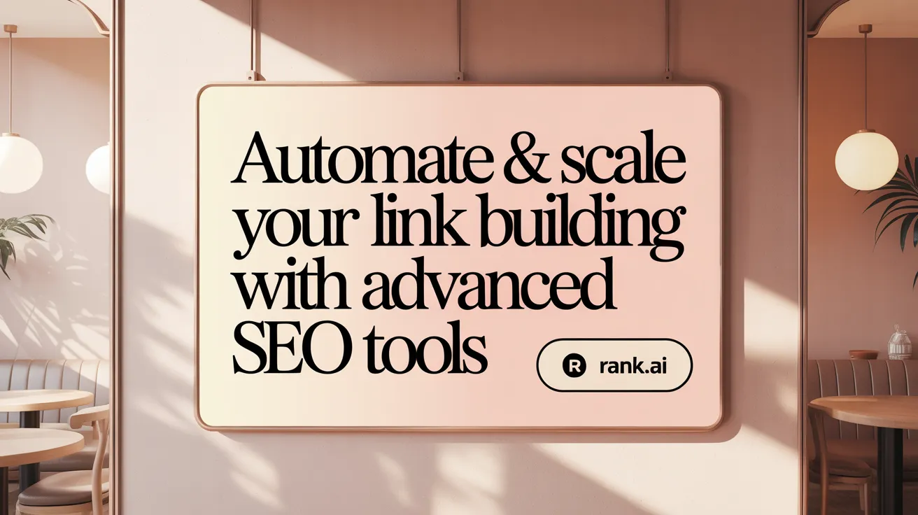 Automate & Scale Your Link Building with Advanced SEO Tools