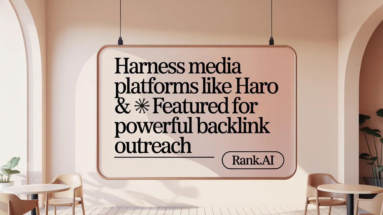 Harness Media Platforms Like HARO & Featured for Powerful Backlink Outreach
