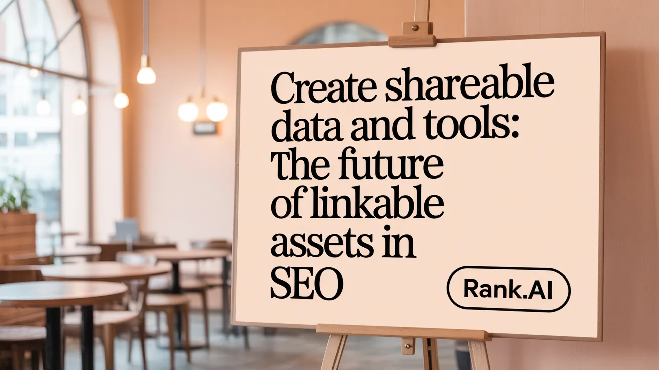 Create Shareable Data and Tools: The Future of Linkable Assets in SEO