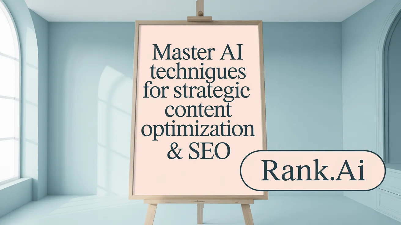 Master AI Techniques for Strategic Content Optimization & SEO
