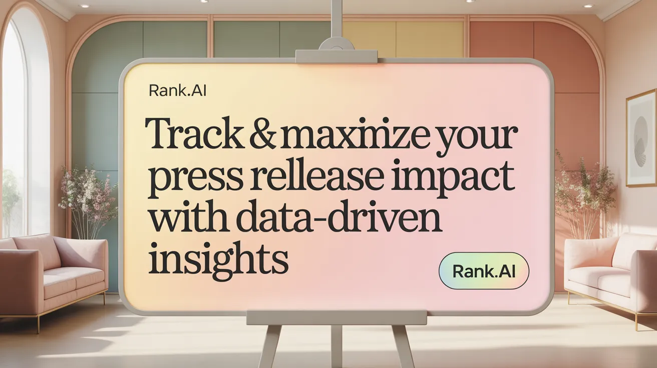 Track & Maximize Your Press Release Impact with Data-Driven Insights