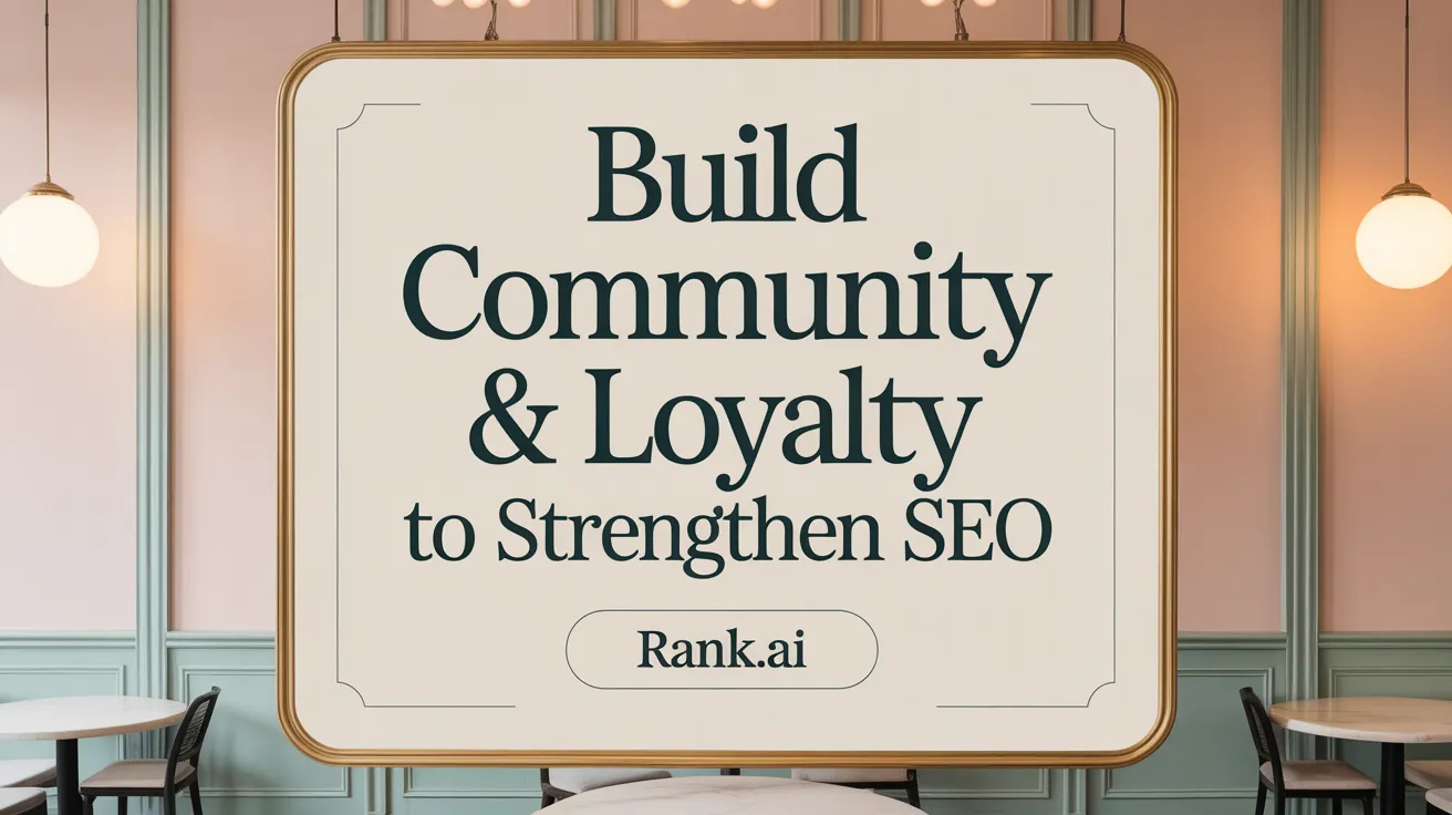 Build Community &amp; Loyalty to Strengthen SEO