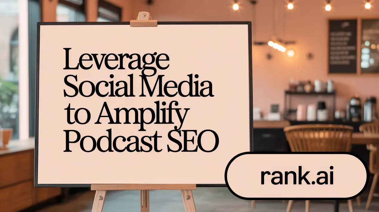 Leverage Social Media to Amplify Podcast SEO