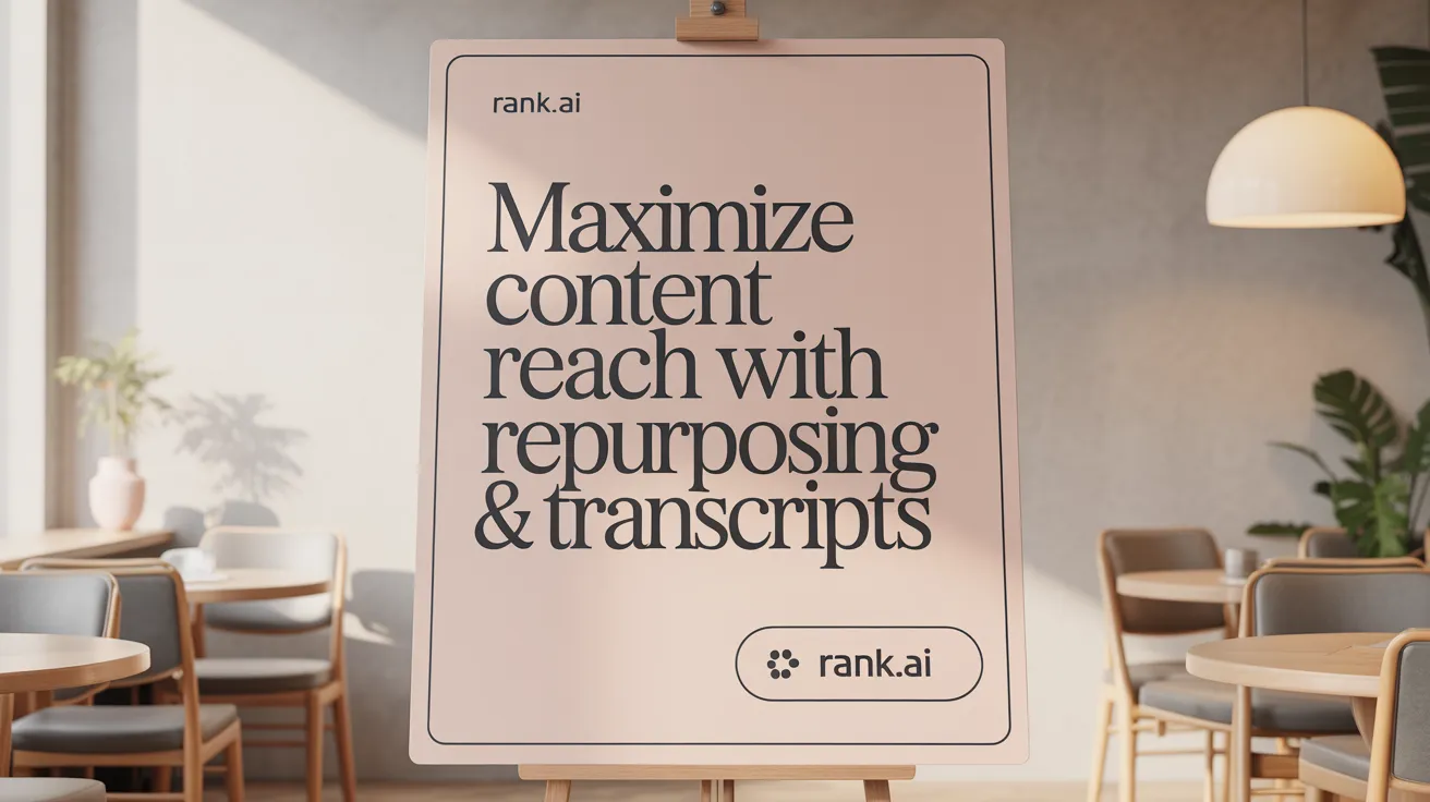 Maximize Content Reach with Repurposing &amp; Transcripts