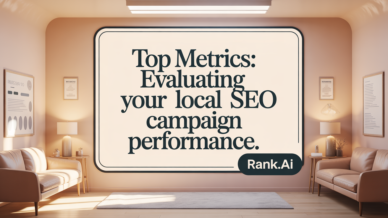 Top Metrics: Evaluating Your Local SEO Campaign Performance