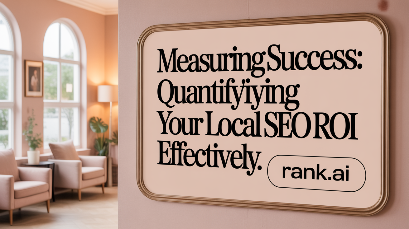 Measuring Success: Quantifying Your Local SEO ROI Effectively