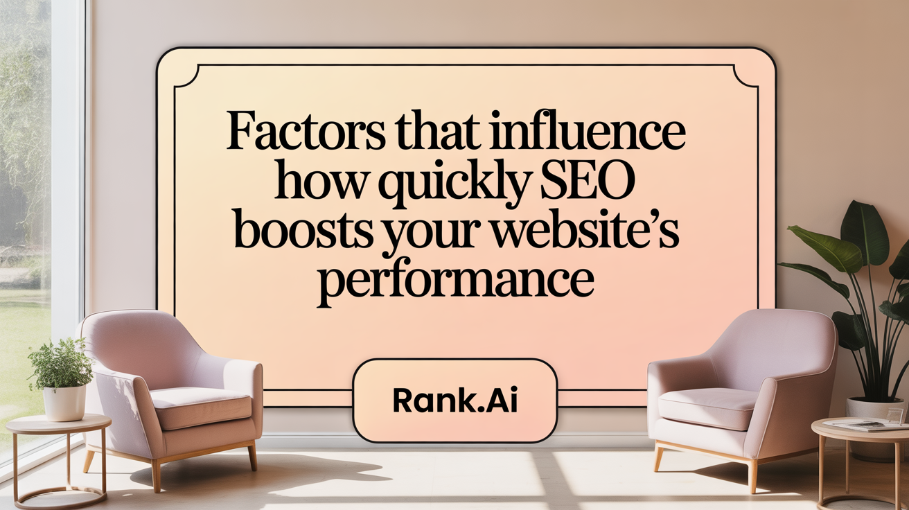 Factors That Influence How Quickly SEO Works for Your Site