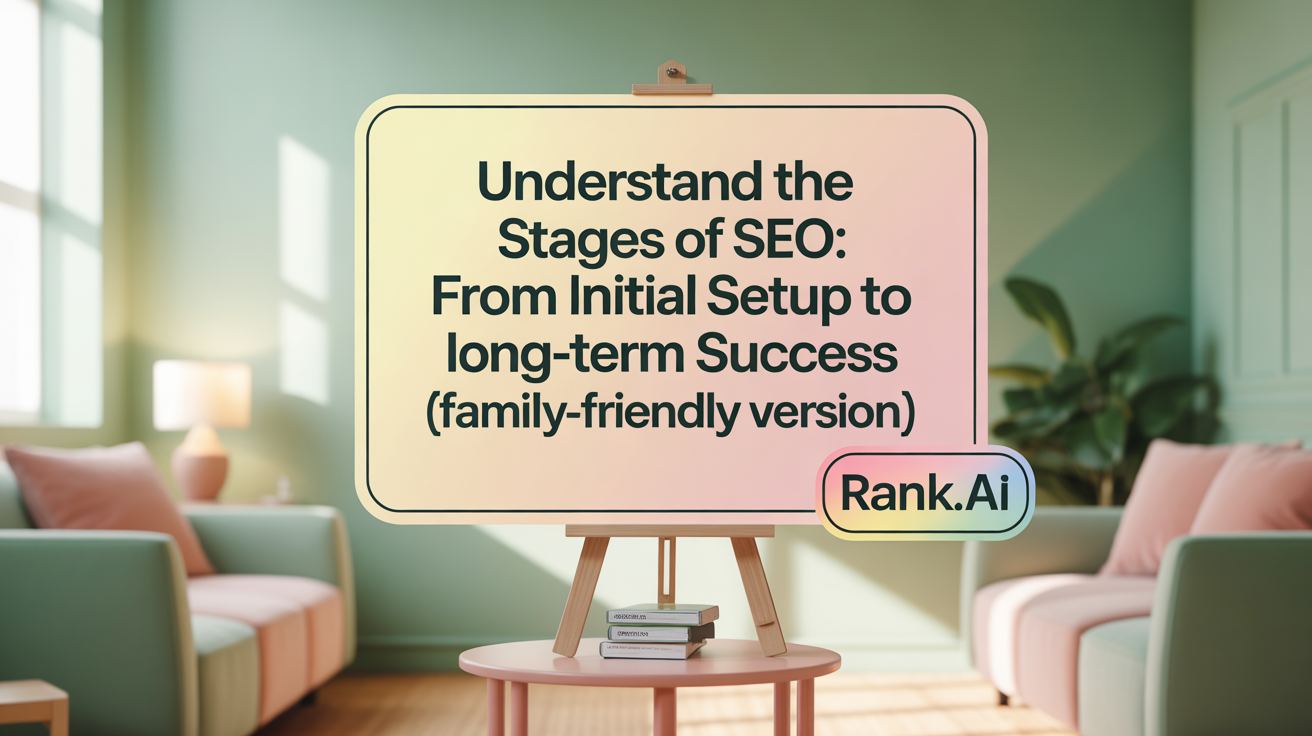 Understand the Stages of SEO: From Initial Setup to Long-Term Success