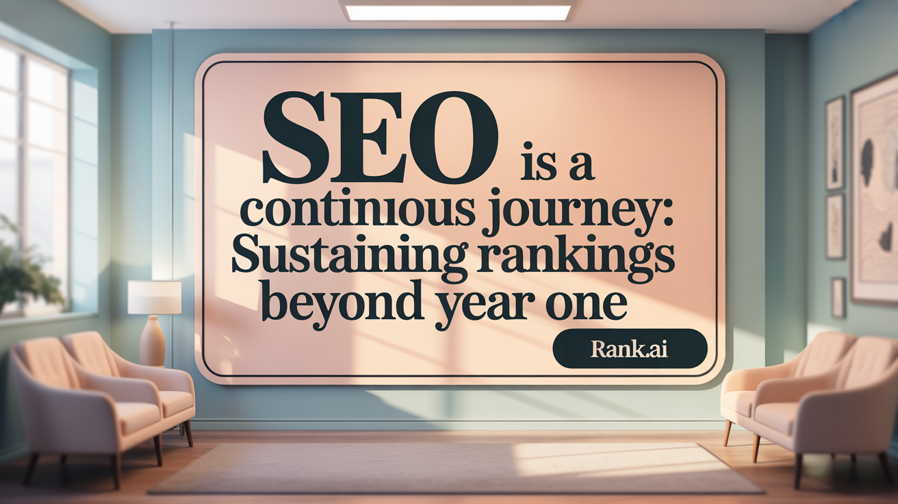 SEO Is a Continuous Journey: Sustaining Rankings Beyond Year One