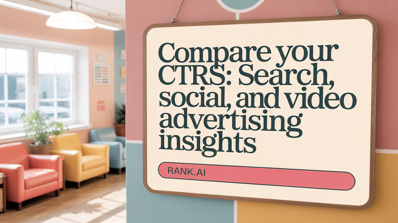 Compare Your CTRs: Search, Social, and Video Advertising Insights