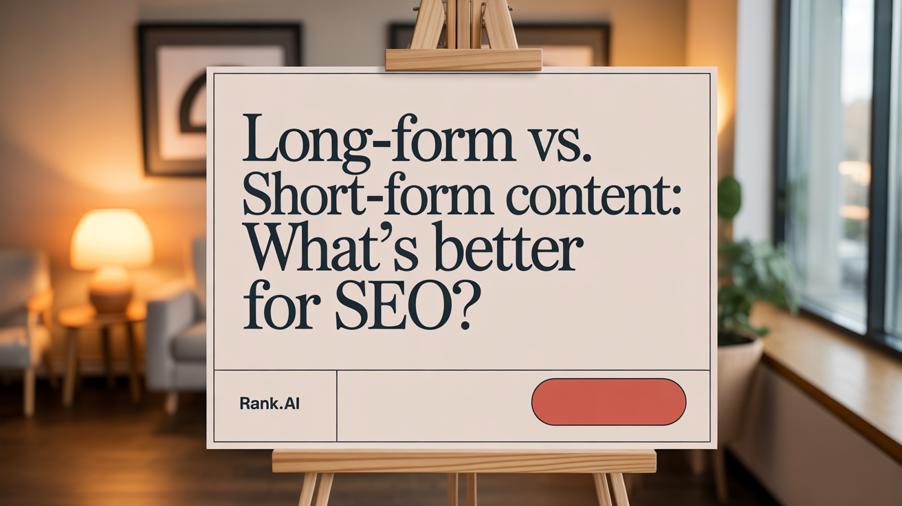 Long-Form vs. Short-Form Content: What's Better for SEO?