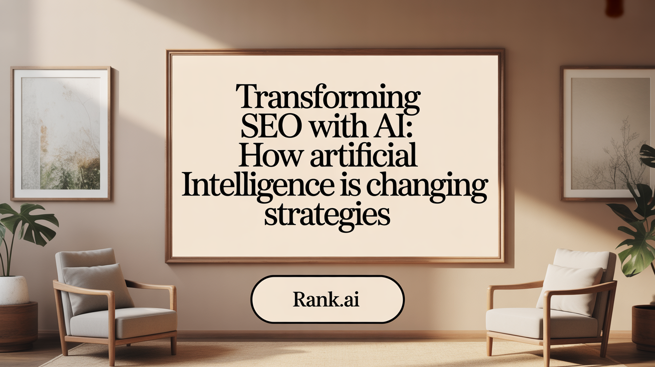Transforming SEO with AI: How Artificial Intelligence is Changing Strategies
