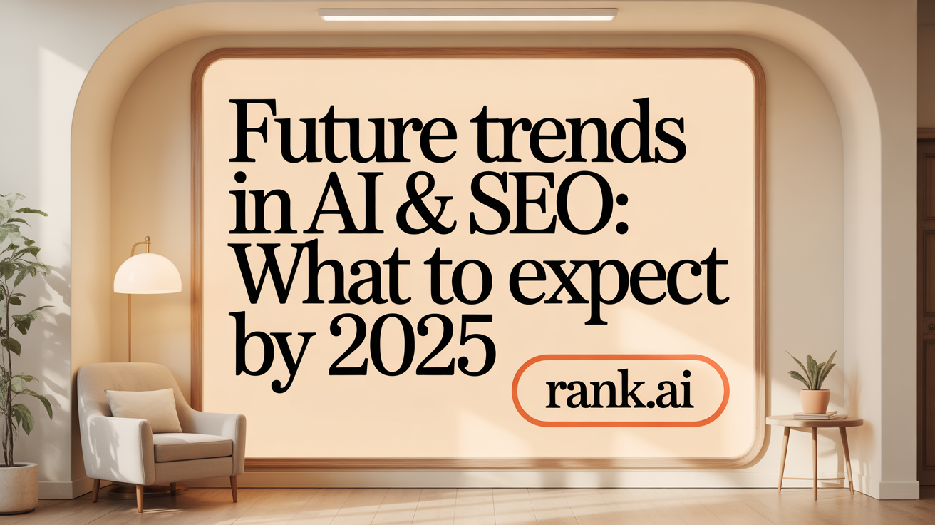 Future Trends in AI &amp; SEO: What to Expect by 2025
