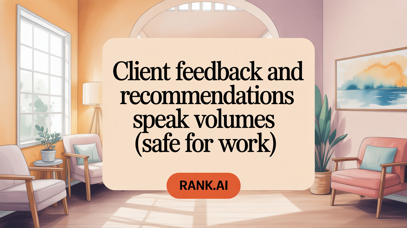 Client Feedback and Recommendations Speak Volumes