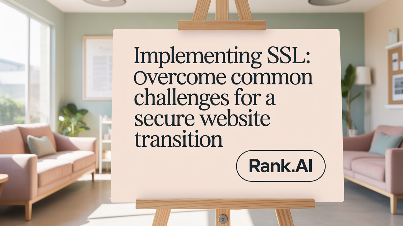Implementing SSL: Overcome Common Challenges for a Smooth Transition