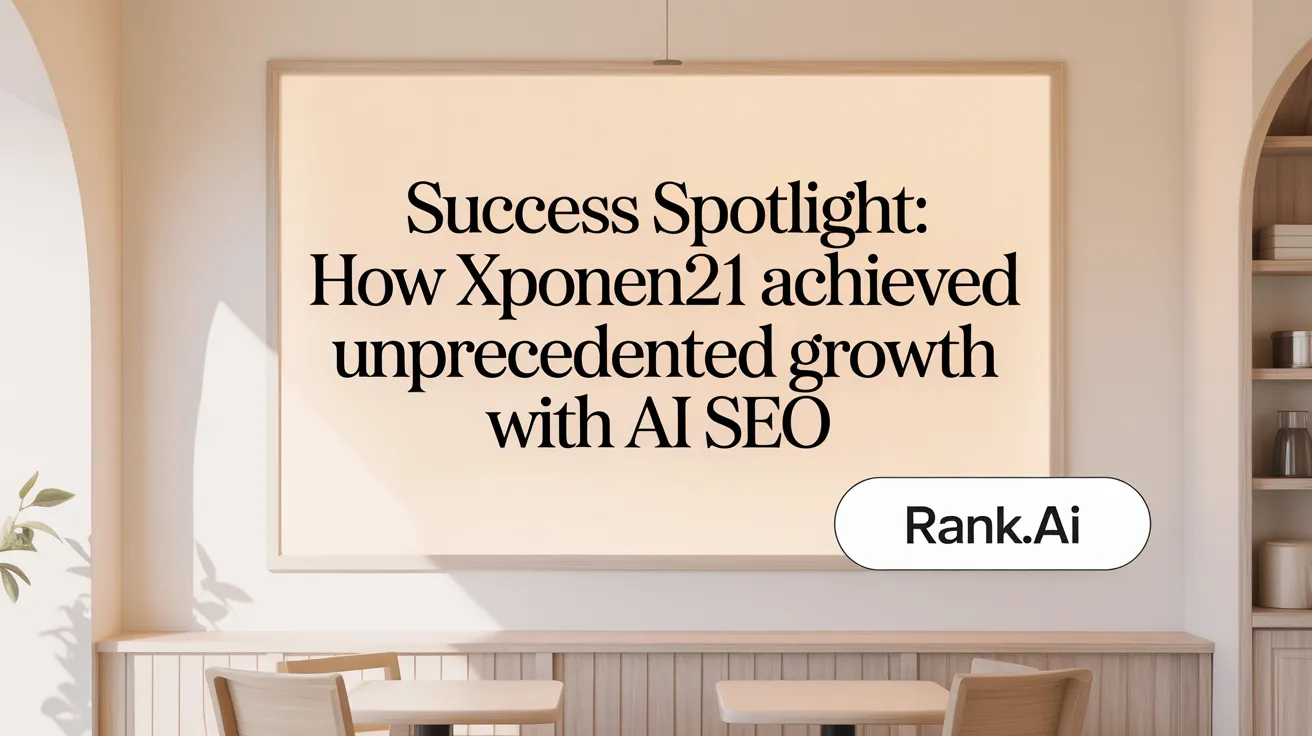 Success Spotlight: How Xponent21 Achieved Unprecedented Growth with AI SEO