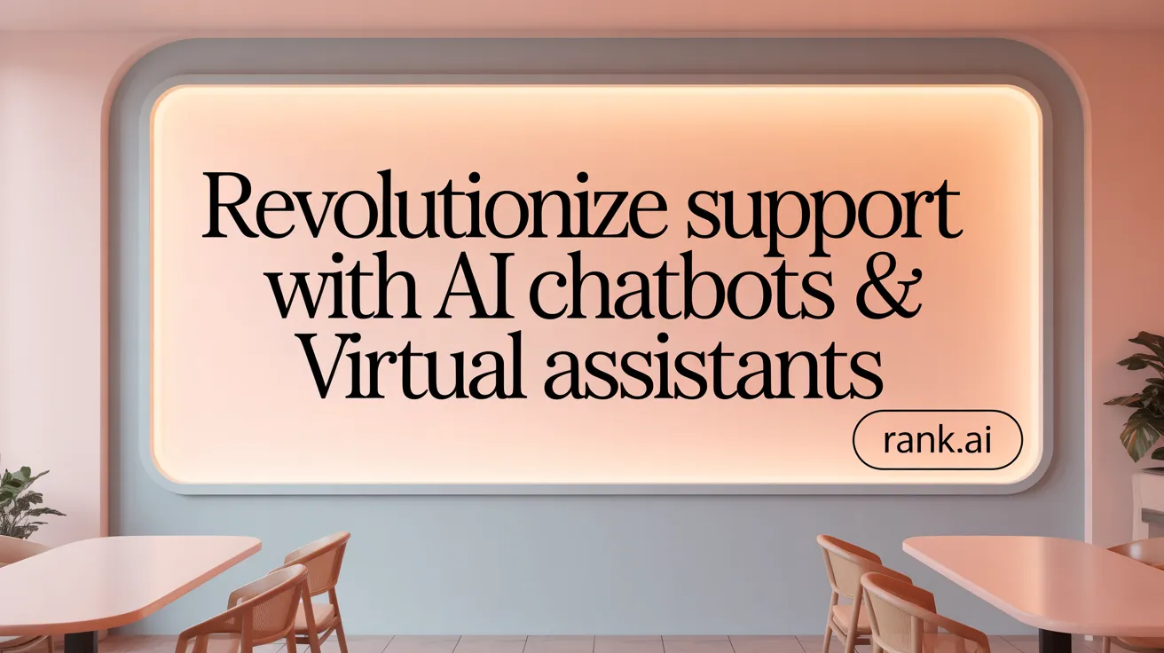 Revolutionize Support with AI Chatbots &amp; Virtual Assistants