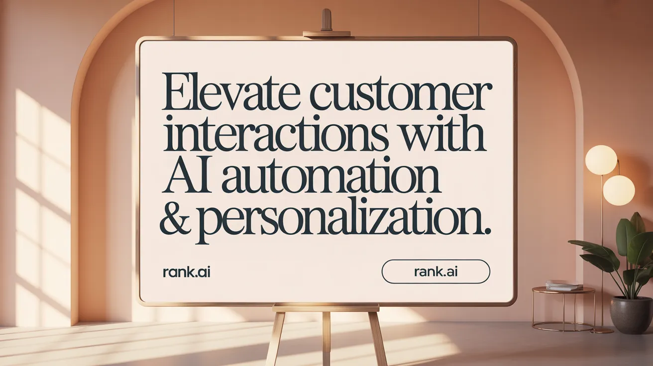 Elevate Customer Interactions with AI Automation &amp; Personalization