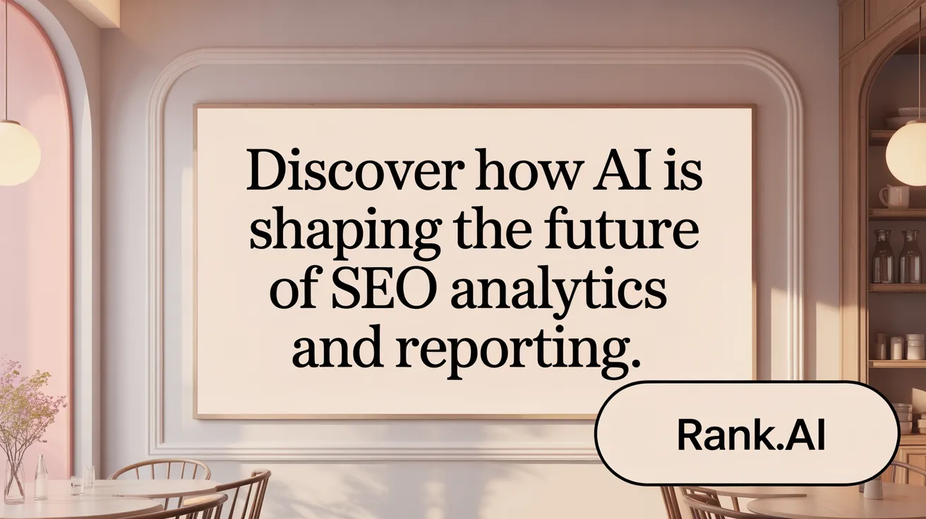 Discover how AI is shaping the future of SEO analytics and reporting.