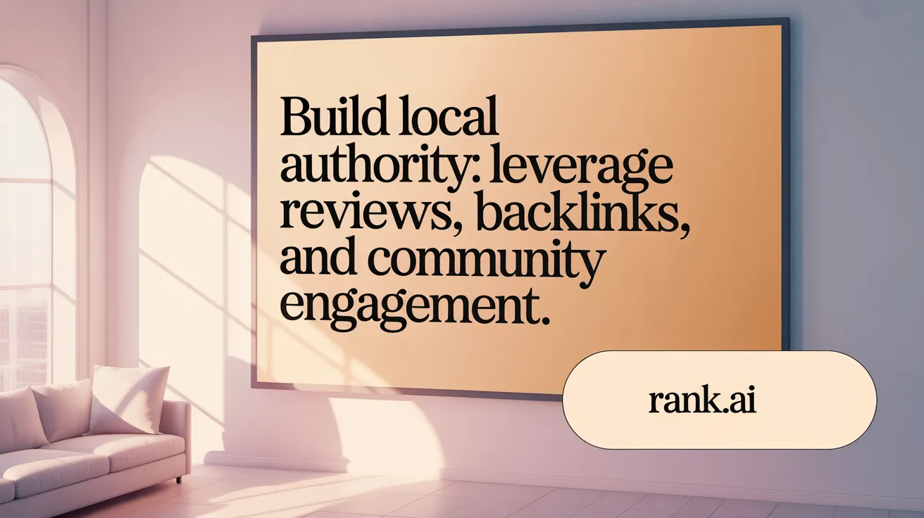 Build Local Authority: Leverage Reviews, Backlinks, and Community Engagement